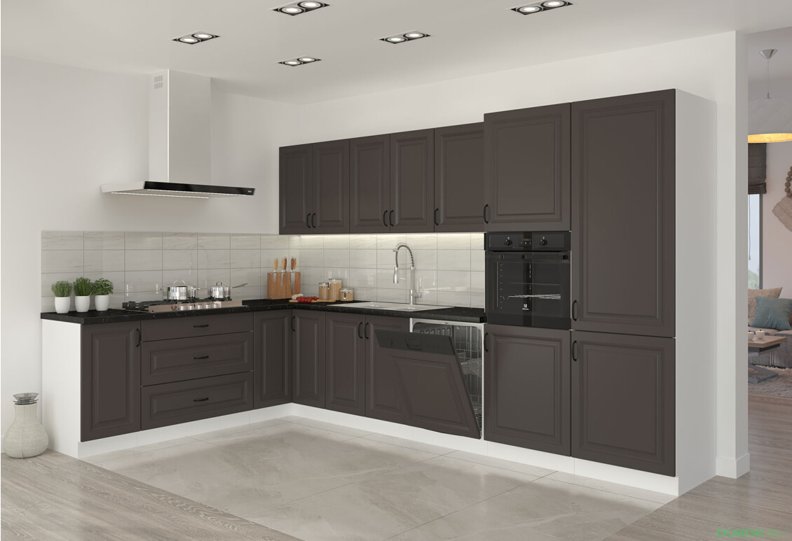 Fotografia 13 - Modulárna kuchyňa Stilo biely / grafit