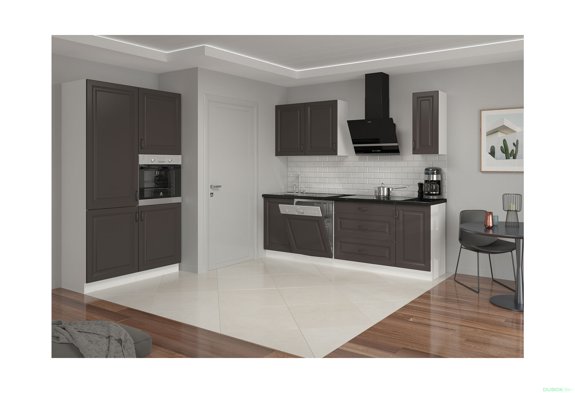 Fotografia 14 - Modulárna kuchyňa Stilo biely / grafit