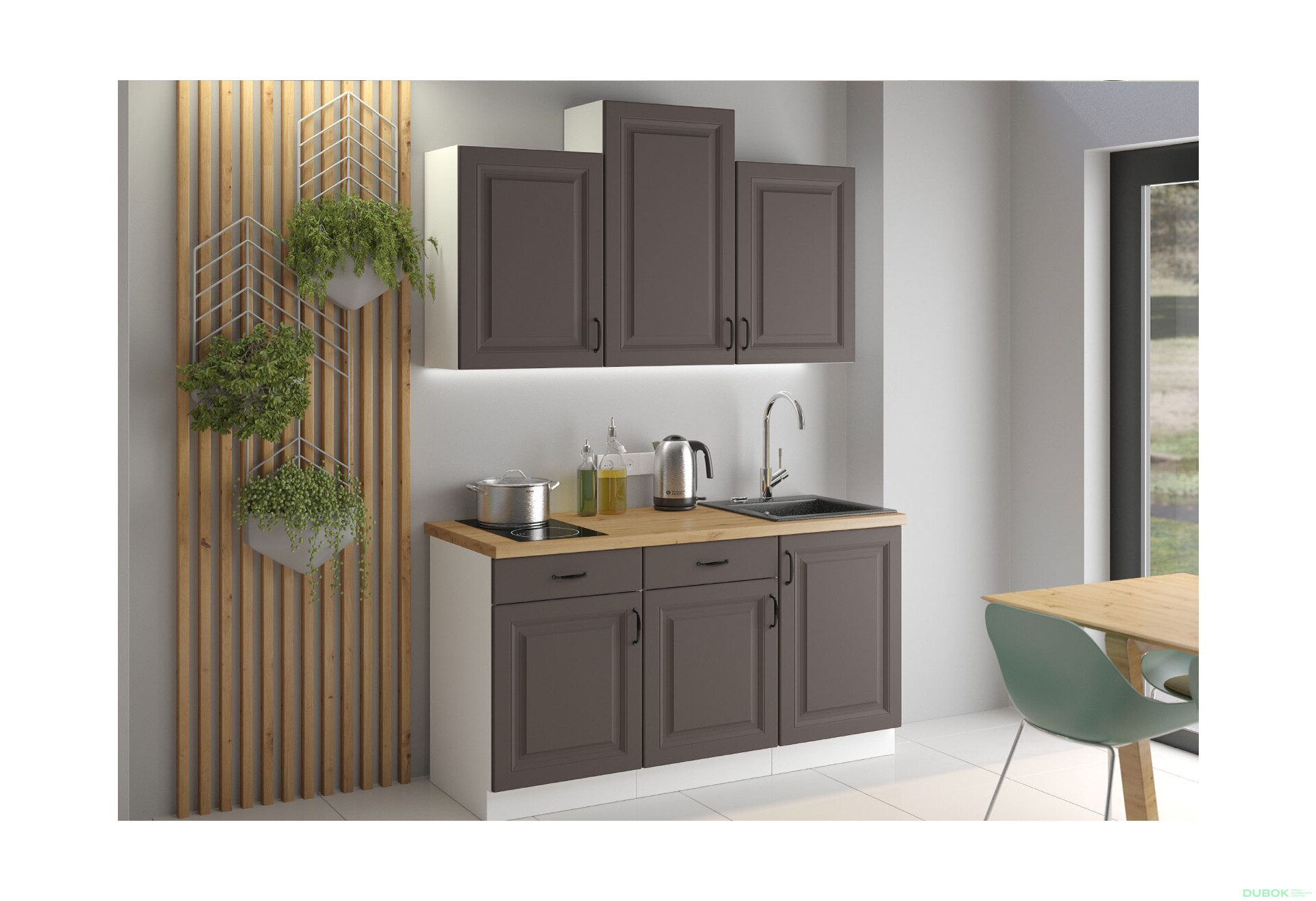 Fotografia 7 - Modulárna kuchyňa Stilo biely / grafit