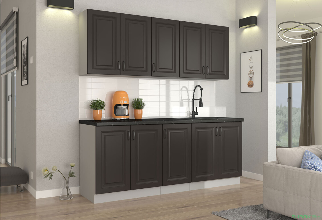 Fotografia 8 - Modulárna kuchyňa Stilo biely / grafit