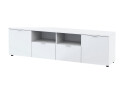 Fotografia 1 - TV stolík s dvierkami a zásuvkami Ron 4 180 cm Biely