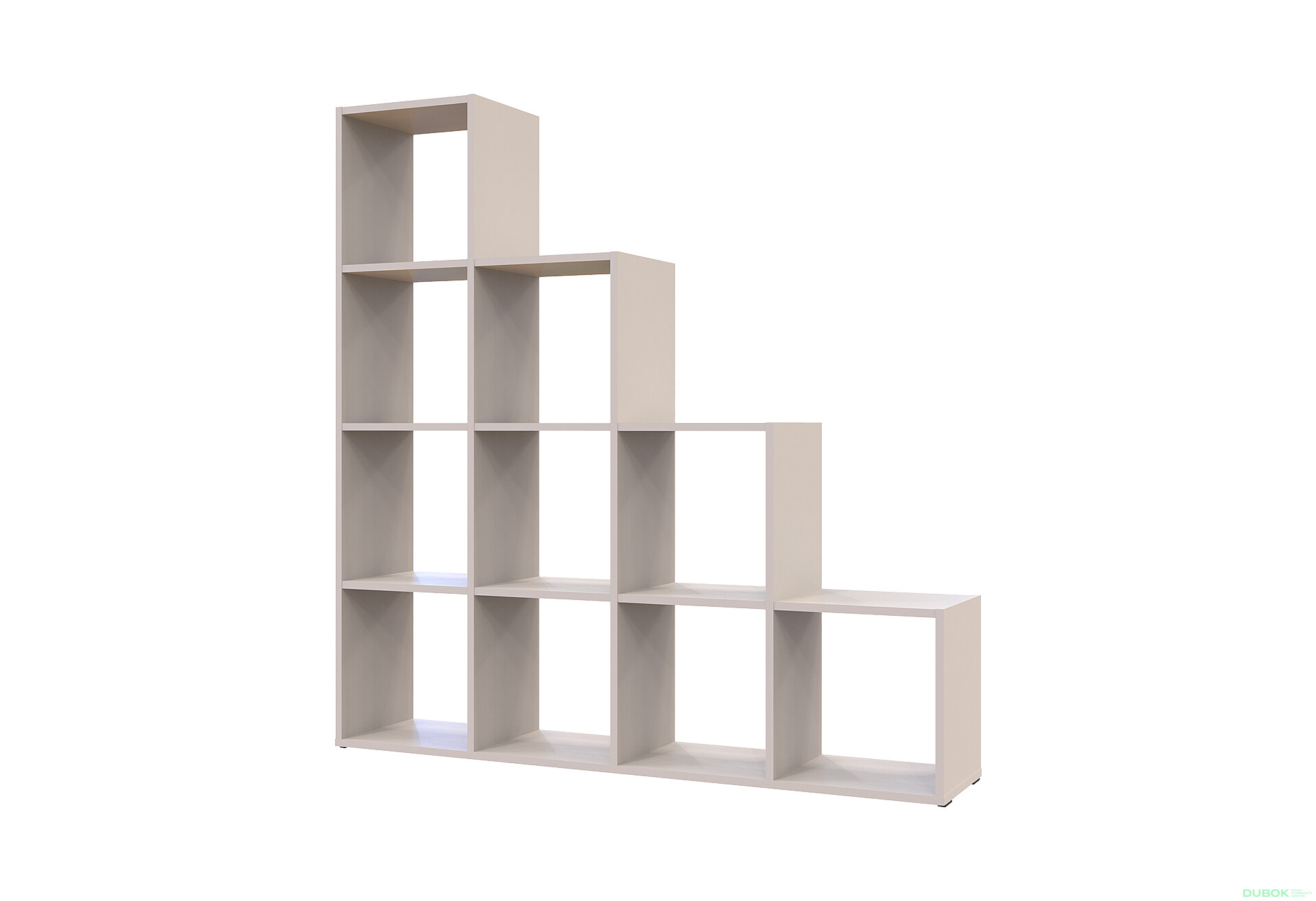 Regál otvorený Step 4х4 136.2х28.8х140.7 kašmír - Fotografia 1 Fotografia 1 - Regál otvorený Step 4х4 136.2х28.8х140.7 kašmír