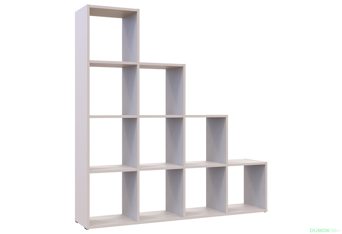 Regál otvorený Step 4х4 136.2х28.8х140.7 kašmír - Fotografia 3 Fotografia 3 - Regál otvorený Step 4х4 136.2х28.8х140.7 kašmír