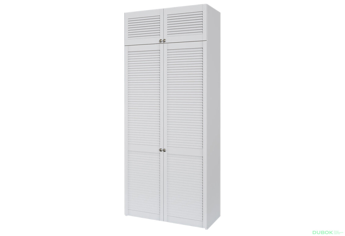 Skriňa č. 2 + Antresol Biela Módulná skriňa Texas