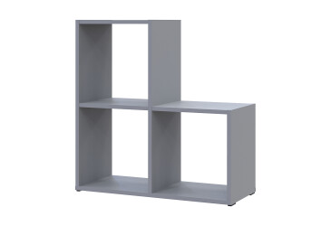 Regál otvorený Step 2х2 69х28.8х71.4 sivý