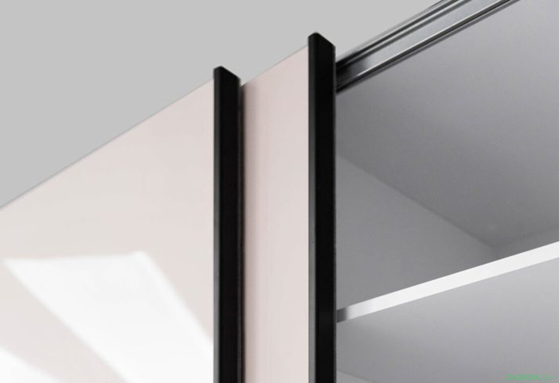 Fotografia 10 - Skriňa s posuvnými dverami 2.0х2.4m (Dvere kašmírový lesk/Zrkadlo) Lori