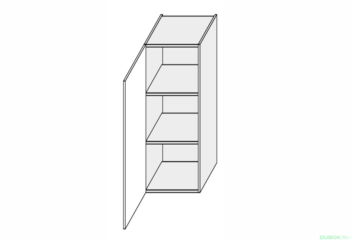 Vrchný 20V/900 1 dvere Pro Blum Mary