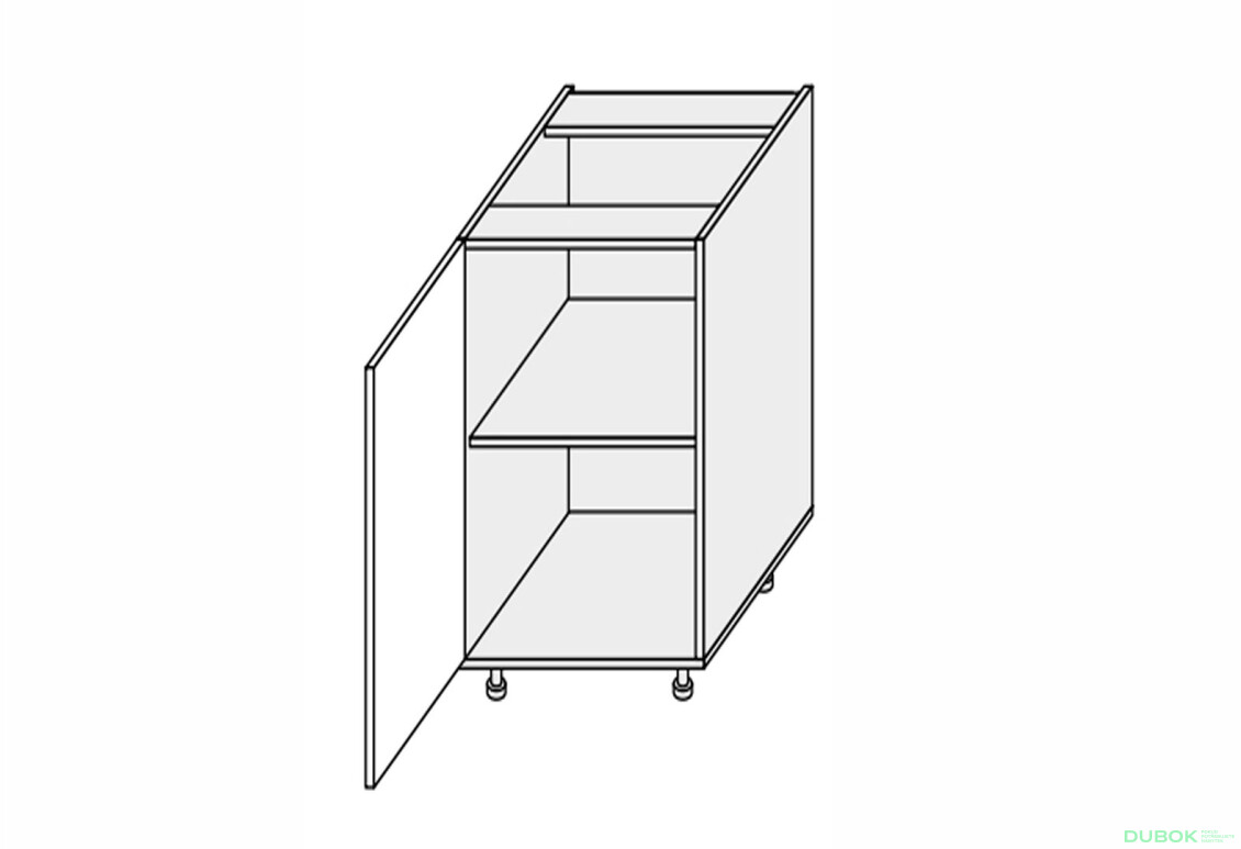 Spodná skrinka 30N/820 1 dvere Pro Blum Mary