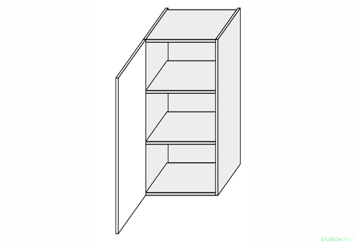 Vrchný 45V/900 1 dvere Pro Blum Mary
