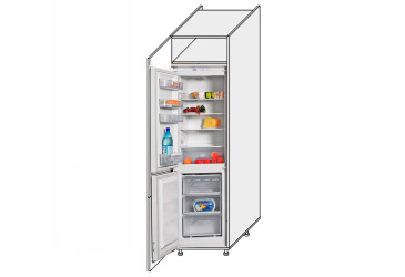 Skriňa 60PХ/2320 na chladničku Pro Blum