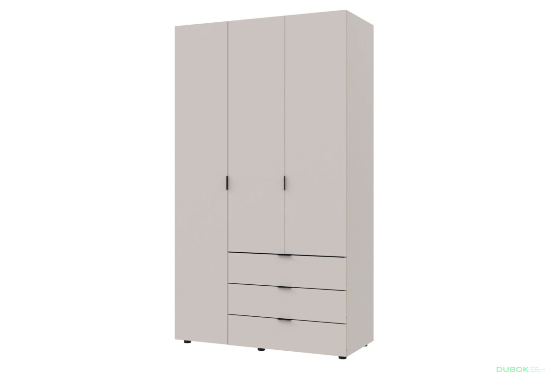 Skriňa trojdverová Gelar 116.2 cm Kašmír - Fotografia 1 Fotografia 1 - Skriňa trojdverová Gelar 116.2 cm Kašmír