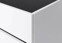 Fotografia 6 - Komoda 4šx biely supermat, antracit Duo