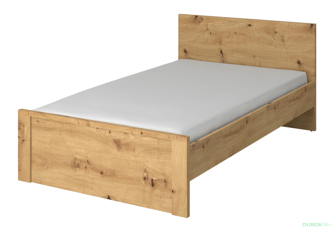Posteľ 120x200 dub artisan Ayson
