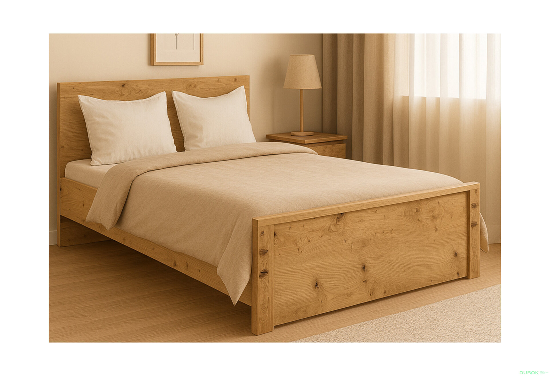 Fotografia 2 - Posteľ 120x200 dub artisan Ayson