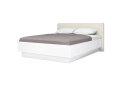 Fotografia 1 - Posteľ 160 výklopná s roštom, biely lesk Mila
