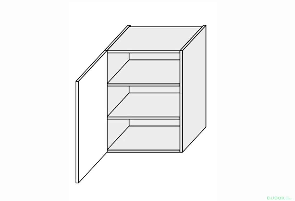 Vrchný 45V/720 1dvere Pro Blum Vintage