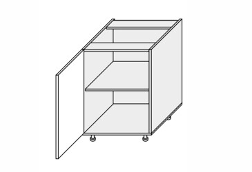 Spodná skrinka 50N/820 1 dvere Pro Blum