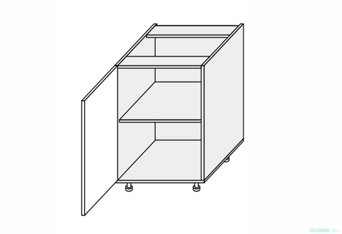 Spodná 60N/820 1dvere Pre Blum Vintage
