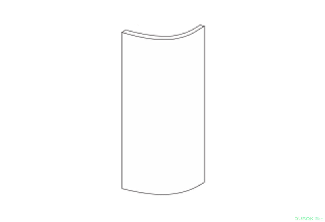 Fasáda 30NZR Ukončenie Rádiusové 720mm Mary