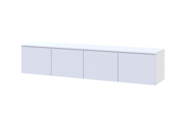 TV stolík biely 4dv 160x35x33