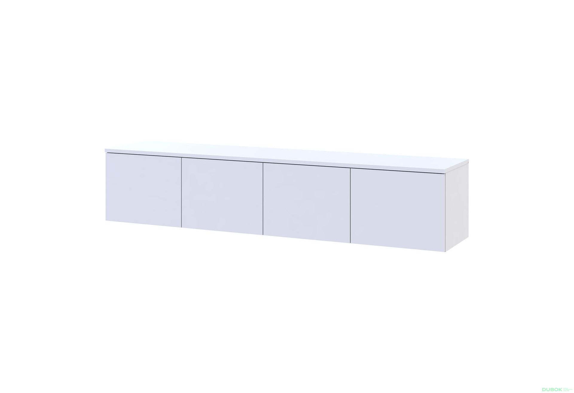 Fotografia 1 - TV stolík Levía biely 4dv 160x35x33