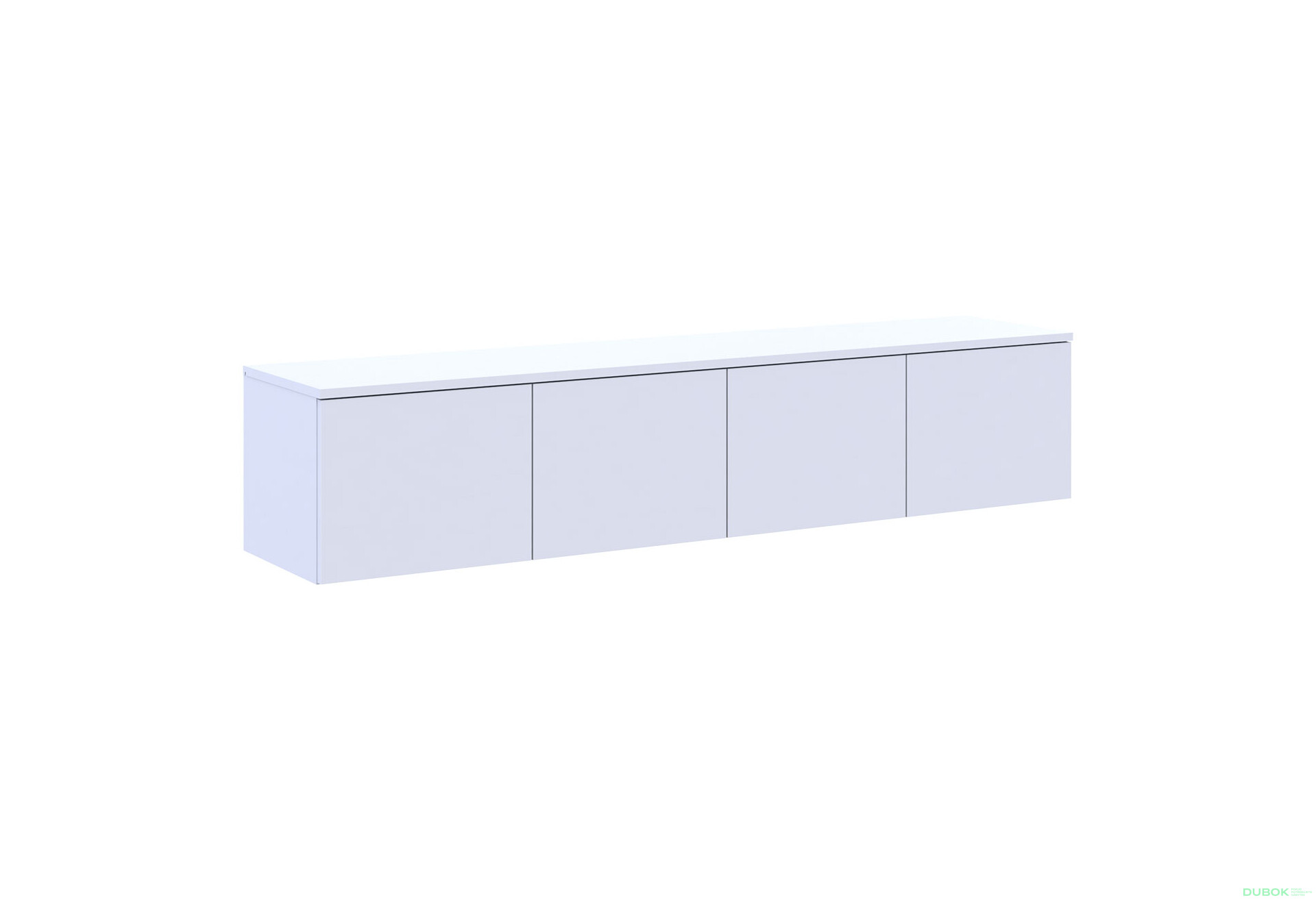 Fotografia 3 - TV stolík Levía biely 4dv 160x35x33