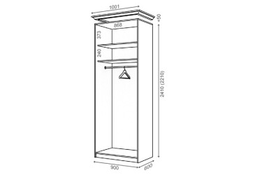 Korpus 900x600 Uni Rim-Veneziano 2D 0,9 m