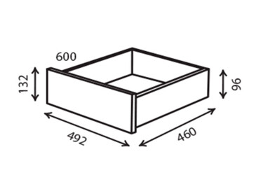 Zásuvka 600 Nymfaea alba