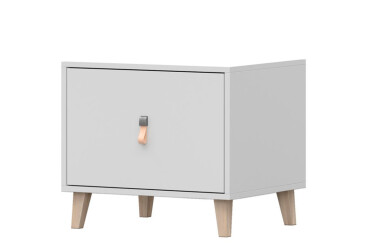 Nočný stolík Figo biela Idczak meble