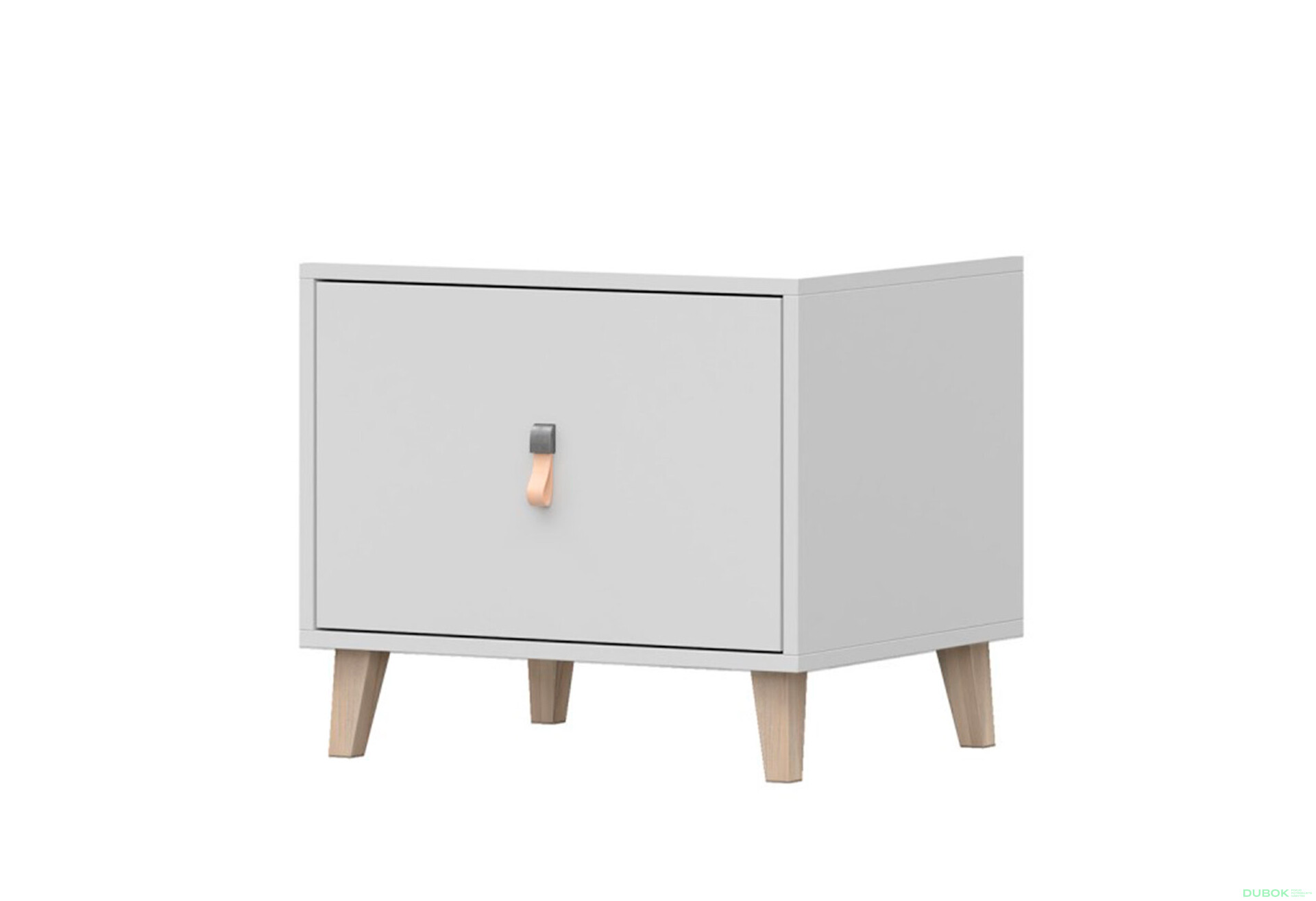 Fotografia 1 - Nočný stolík Figo biela Idczak meble