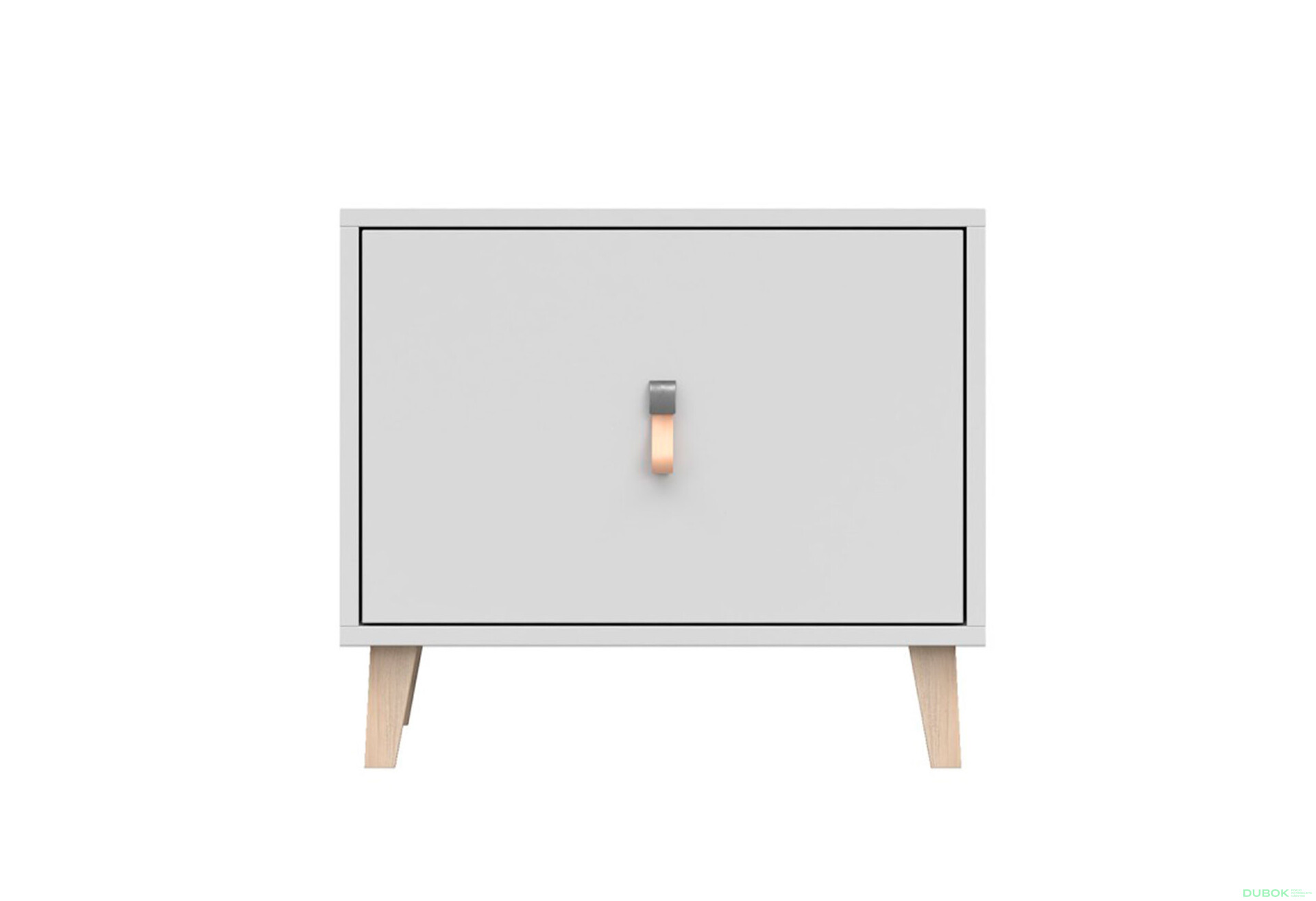 Fotografia 3 - Nočný stolík Figo biela Idczak meble