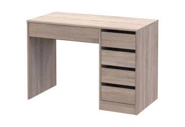 Písací stôl s pravou montážou Profi 110 cm dub sonoma