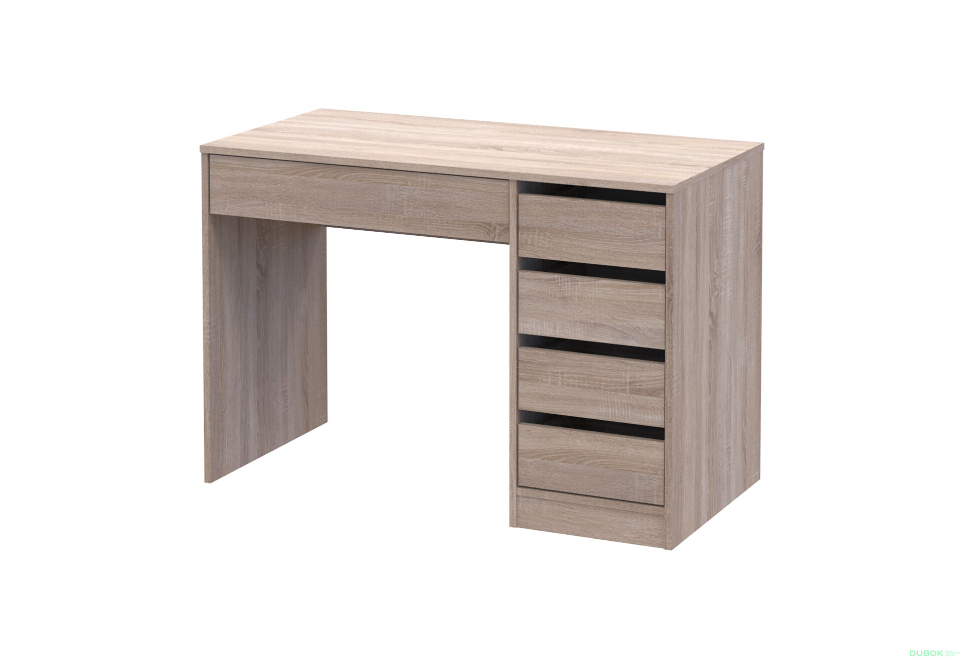 Fotografia 1 - Písací stôl s pravou montážou Profi 110 cm dub sonoma