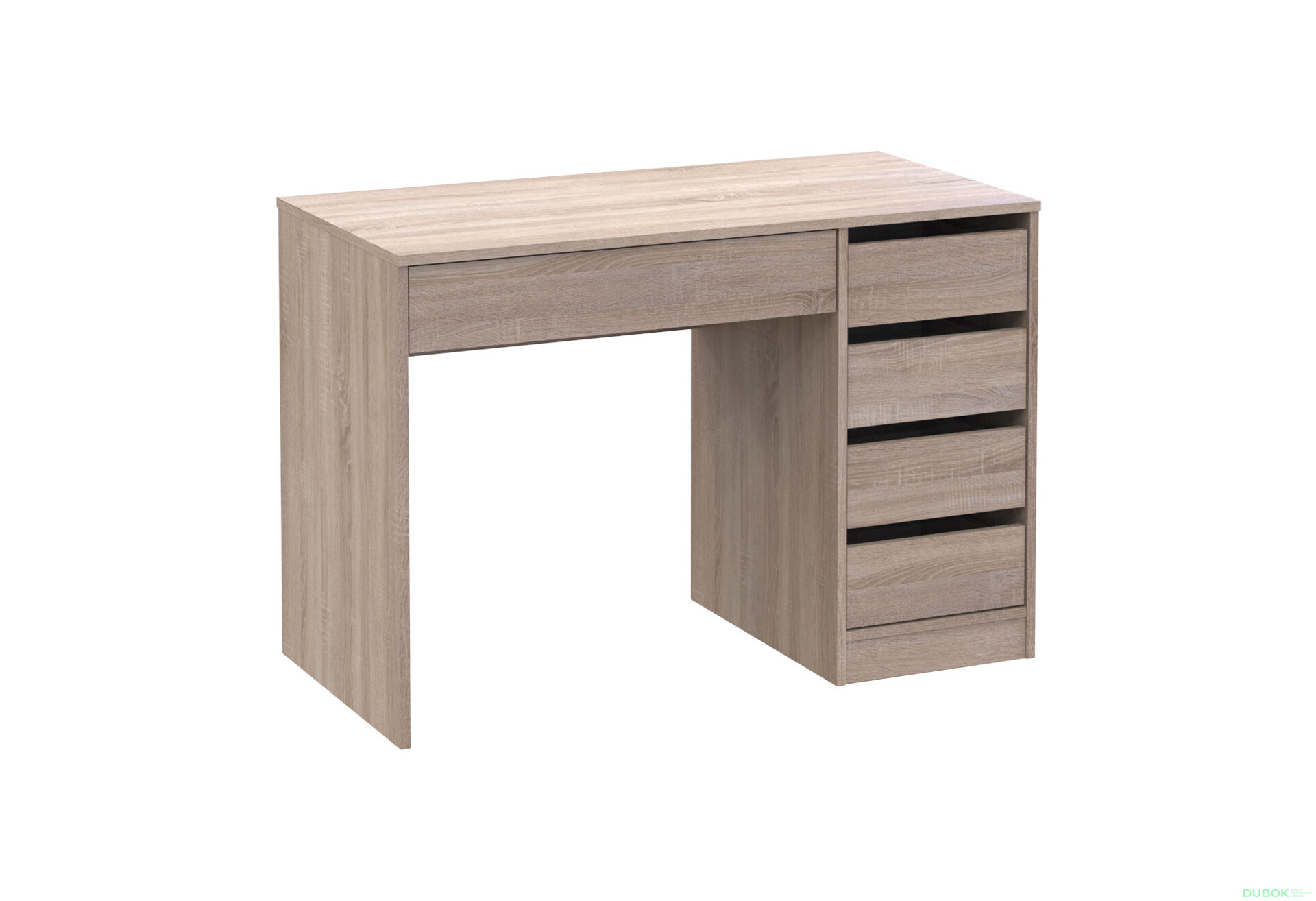 Fotografia 6 - Písací stôl s pravou montážou Profi 110 cm dub sonoma