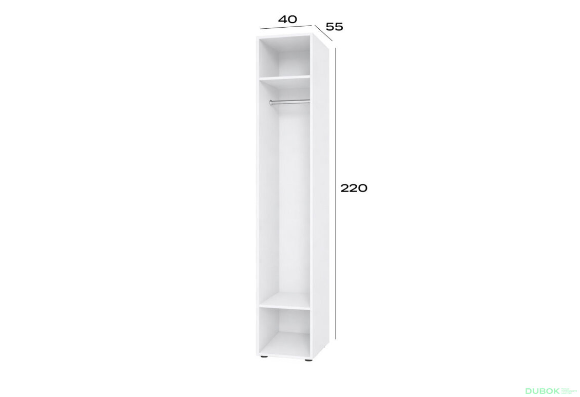 Fotografia 2 - Korpus modul 1 (h-2200*400) nymphaea alba Space