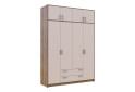 Skriňa Rondi 4 z drevotriesky s horným úložným priestorom artisan dub / kašmír 160x52x236 cm - Fotografia 4 Fotografia 4 - Skriňa Rondi 4 z drevotriesky s horným úložným priestorom artisan dub / kašmír 160x52x236 cm