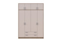 Skriňa Rondi 4 z drevotriesky s horným úložným priestorom artisan dub / kašmír 160x52x236 cm - Fotografia 3 Fotografia 3 - Skriňa Rondi 4 z drevotriesky s horným úložným priestorom artisan dub / kašmír 160x52x236 cm