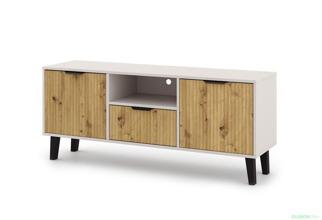 TV stolík Borg Duo 2D1S kašmír / dub artisan