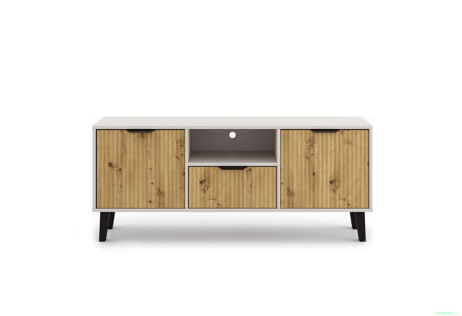 Fotografia 5 - TV stolík Borg Duo 2D1S kašmír / dub artisan