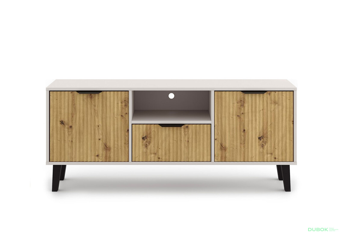 Fotografia 5 - TV stolík Borg Duo 2D1S kašmír / dub artisan