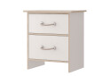 Fotografia 1 - Nočný stolík biely, vložky sonoma Kosmo Idczak meble