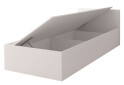 Fotografia 3 - Posteľ 90x200 s roštom, úložným priestorom Šmyk biela Idczak meble