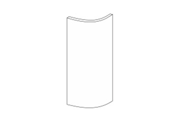 Fasáda 30VZR Ukončenie Radius 720mm Mary Pro Blum