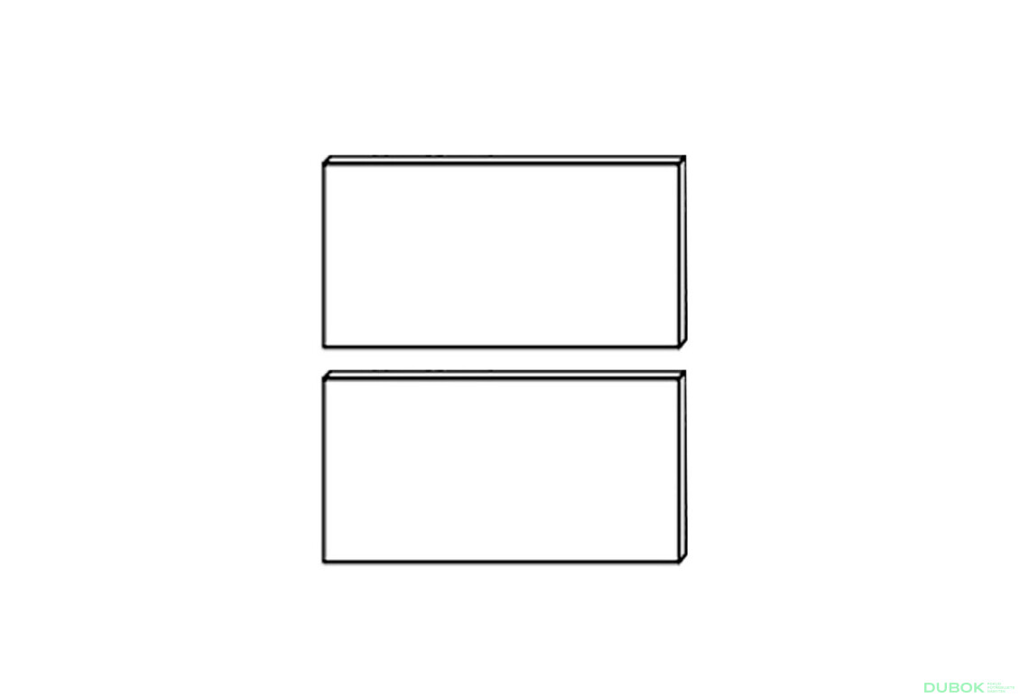 Fasáda 80N 2šx Pro Hettich 720mm Mary