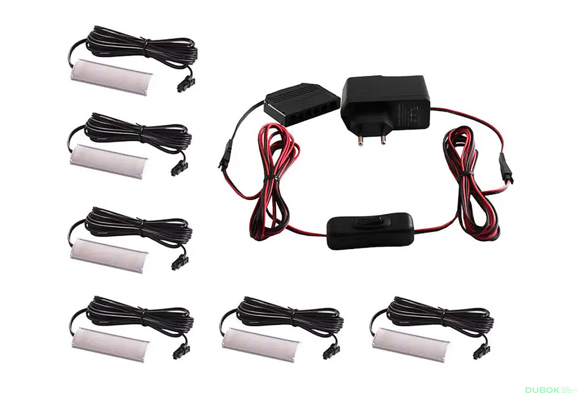 Sada LED osvetlenia pre police x 6 - Fotografia 1 Fotografia 1 - Sada LED osvetlenia pre police x 6