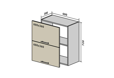 V20 Skrinka 2D 60