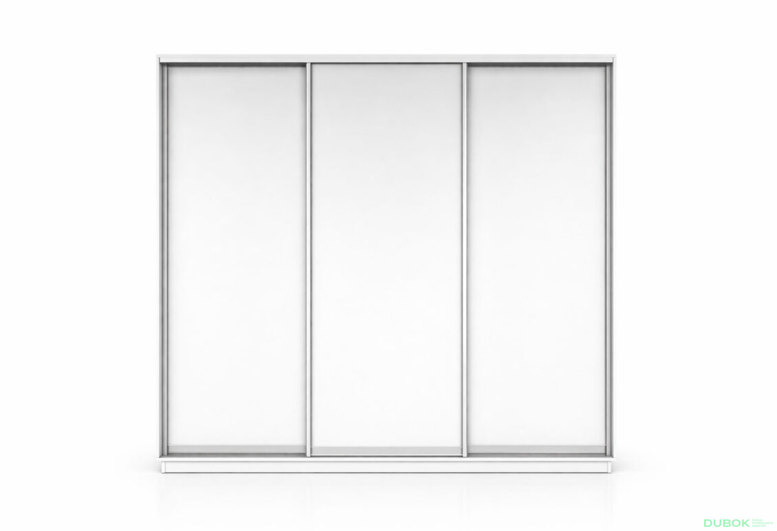 Fotografia 4 - Skriňa s posuvnými dverami 2200x2500x600 3DTD nymphaea alba, profil strieborný