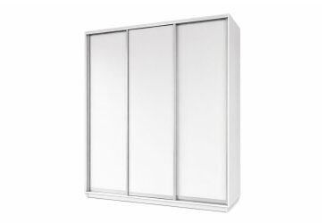 Skriňa s posuvnými dverami 2200x2500x600 3DTD nymphaea alba, profil strieborný