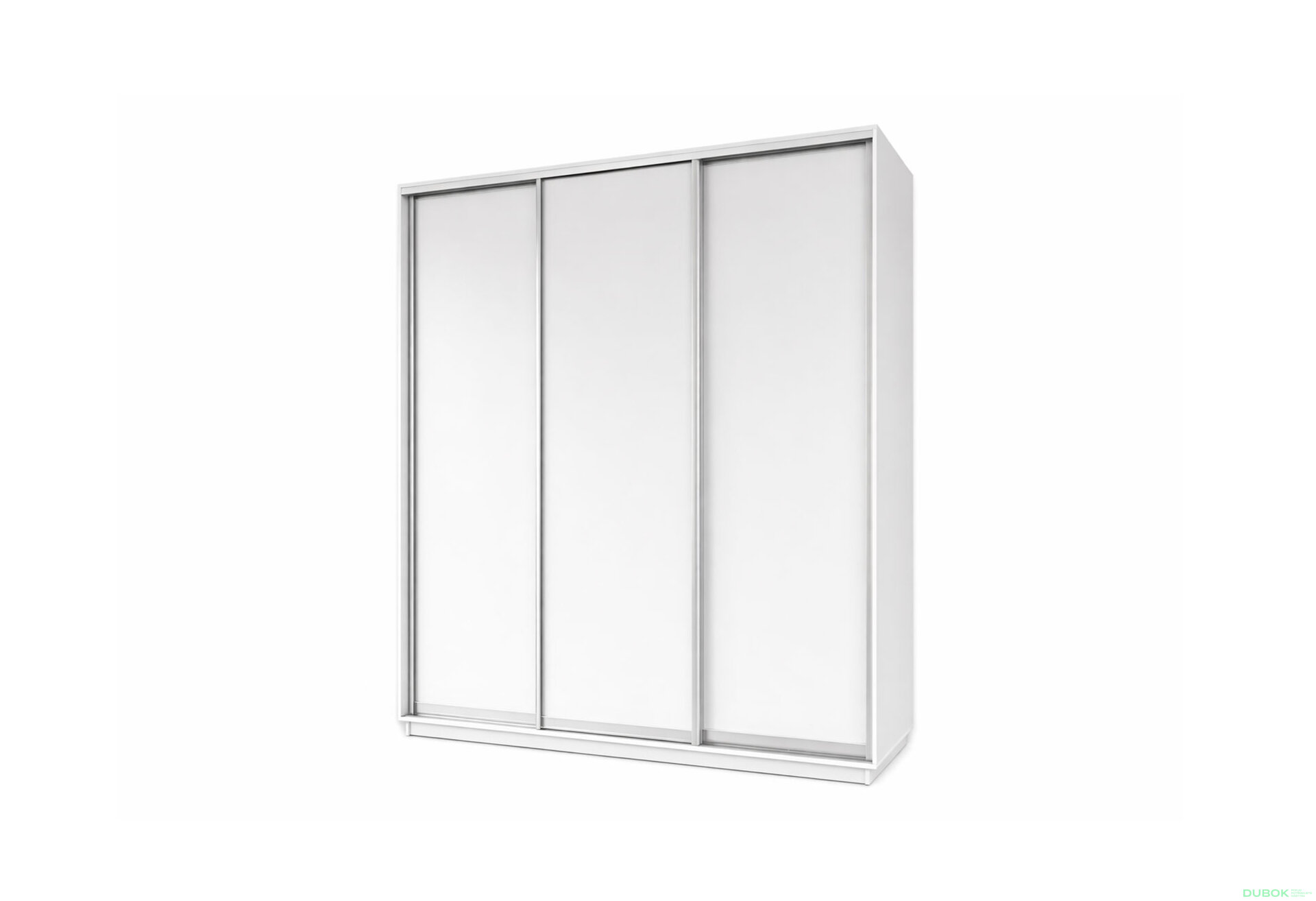 Fotografia 1 - Skriňa s posuvnými dverami 2200x2500x600 3DTD nymphaea alba, profil strieborný