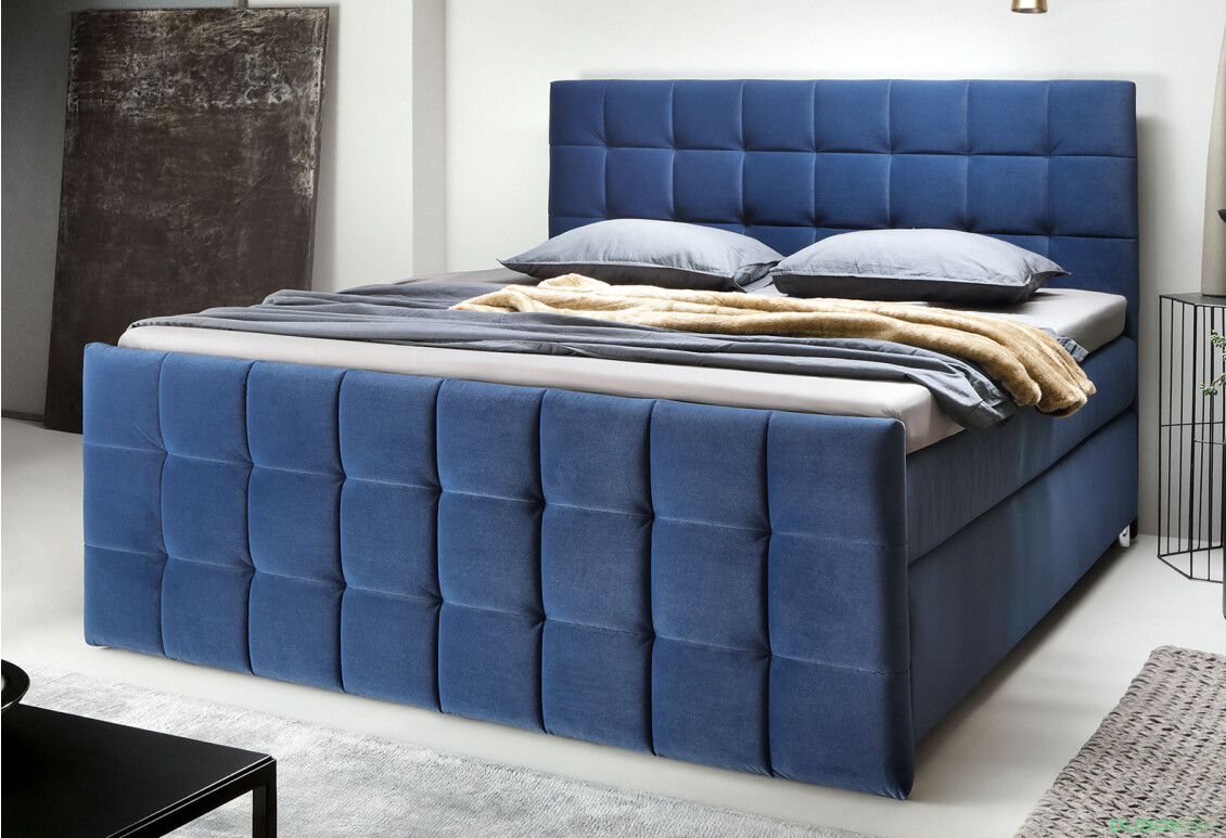Fotografia 4 - Posteľ Imperia 160x200 s roštom Matt Velvet 79 Davis, Elastic-Top 6 cm